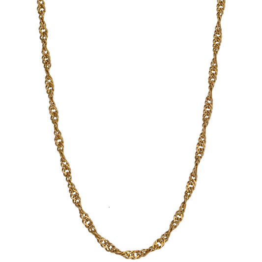 9ct Gold Singapore Chain 16"