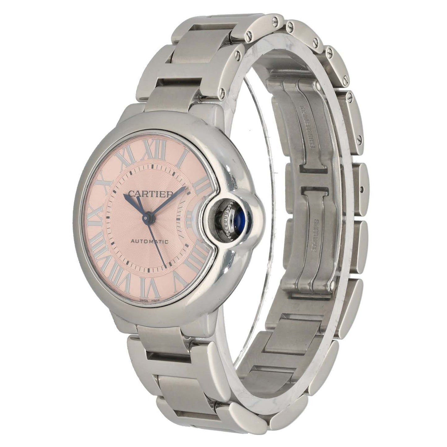 Cartier Ballon Bleu W6920100 33mm Stainless Steel Watch