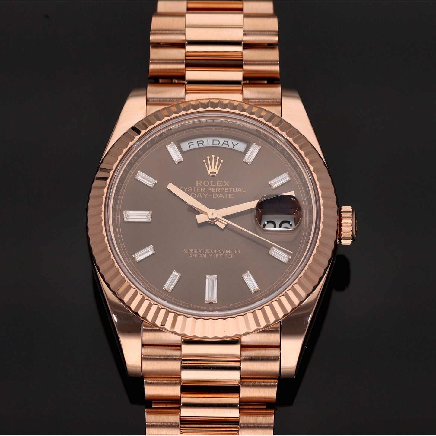 Rolex Day-Date 40 228235 40mm Rose Gold Watch