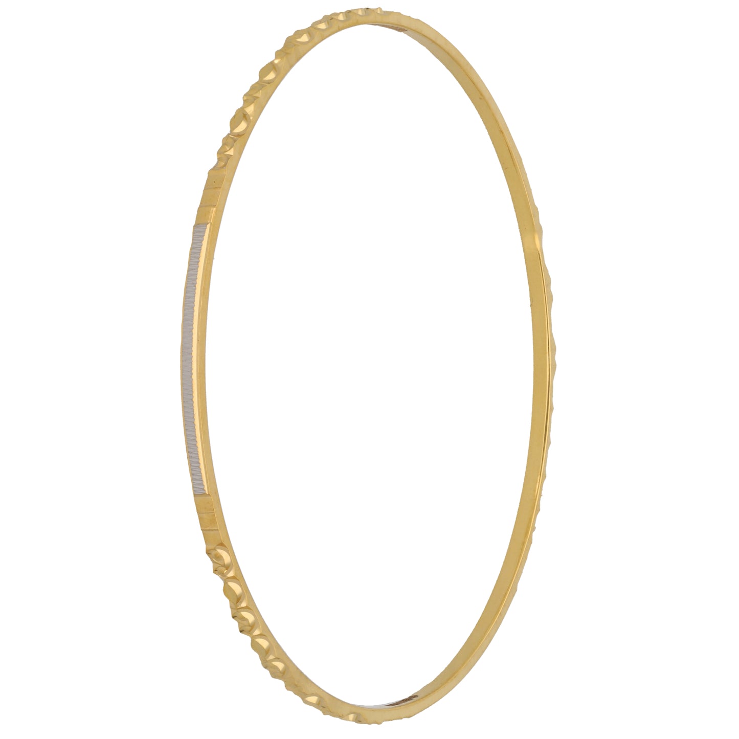 New 22ct Gold Patterned Bangle