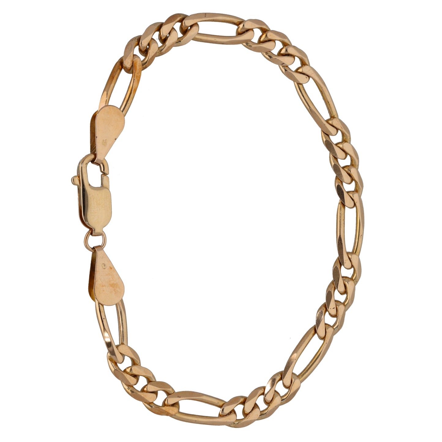 9ct Gold Figaro Bracelet