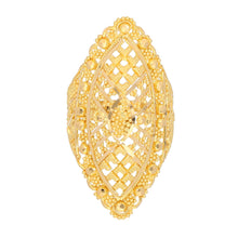 Load image into Gallery viewer, 22ct Gold Dress Cocktail Plain Ring - Size K
