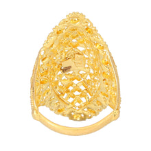 Load image into Gallery viewer, 22ct Gold Dress Cocktail Plain Ring - Size K
