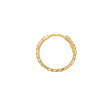 Load image into Gallery viewer, 22ct Gold Fancy Plain Nose Ring 10mm
