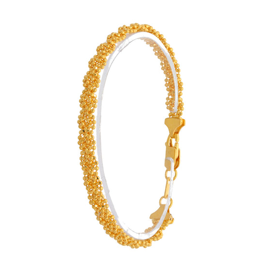 22ct Gold Ribbon Bracelet - 16cm