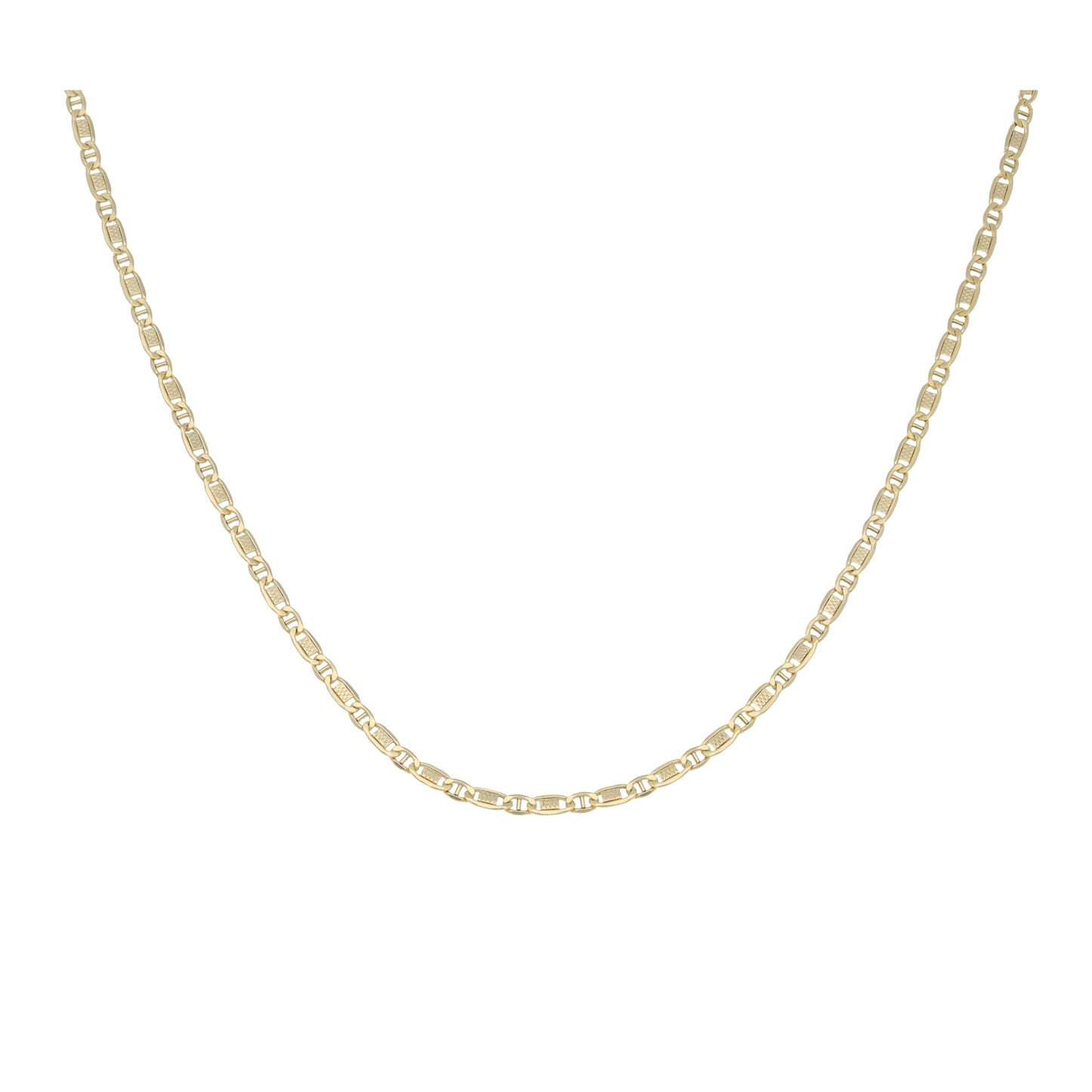 14ct Gold Anchor Kids Chain - 14"