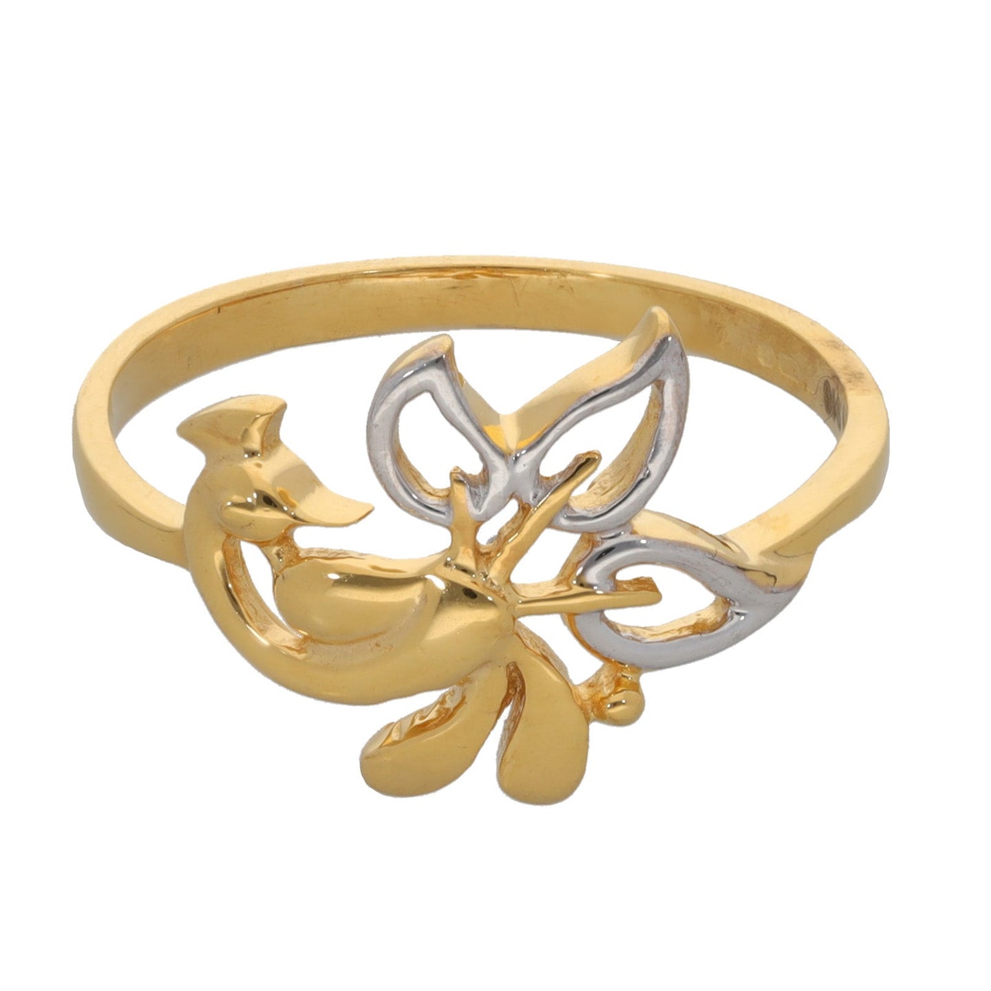 22ct Gold Dress/Cocktail Peacock Ring