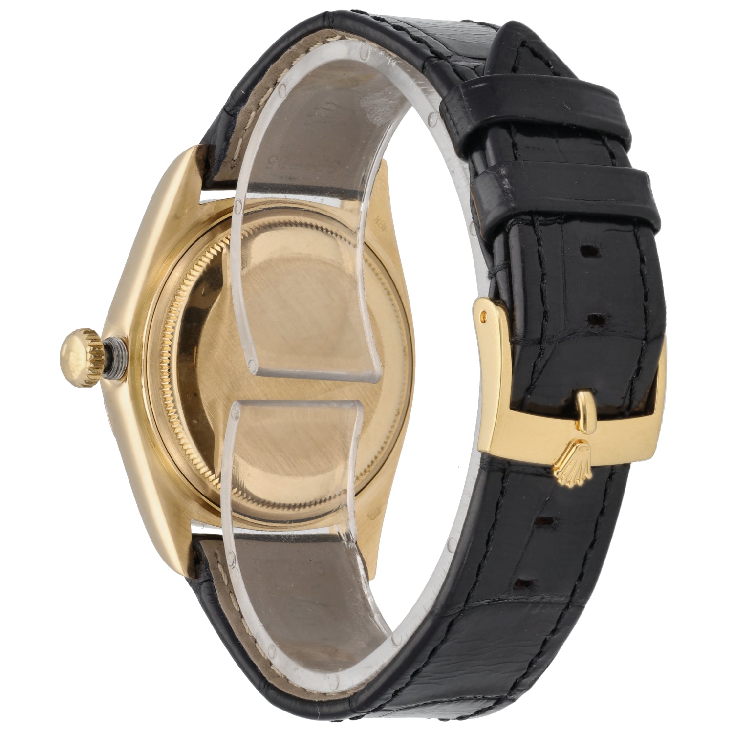 Rolex DayDate 18038 36mm Gold Watch H&T