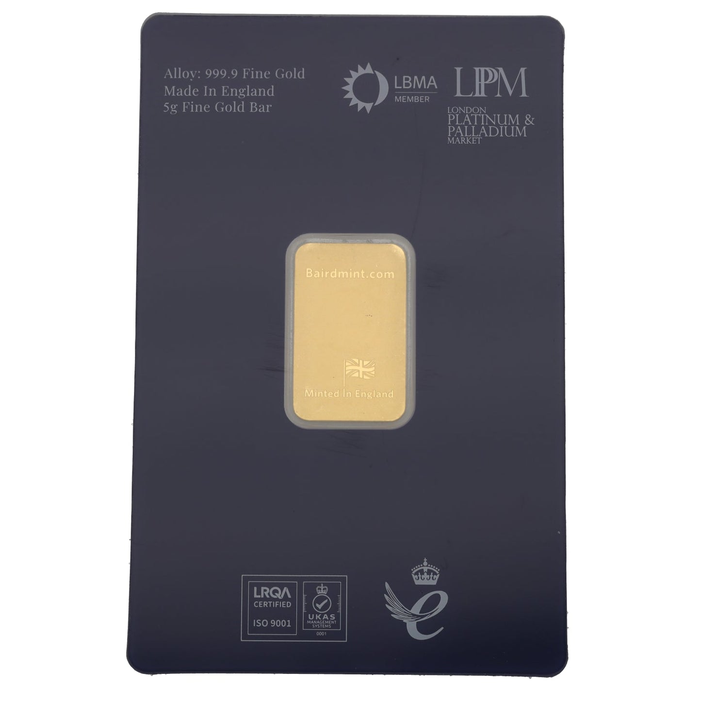 New 24ct 5g Gold Bar