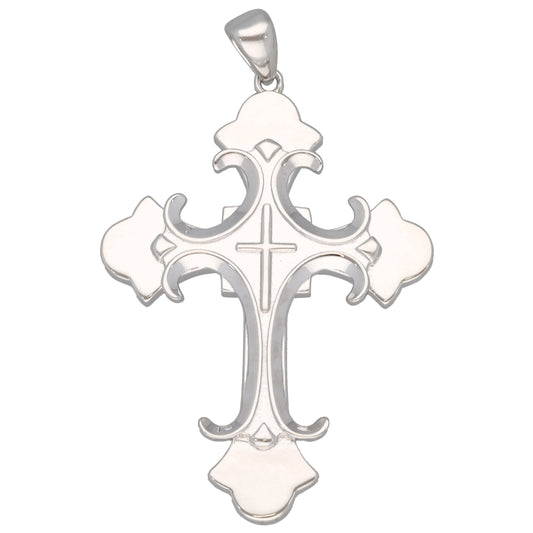 New Sterling Silver Cross Pendant
