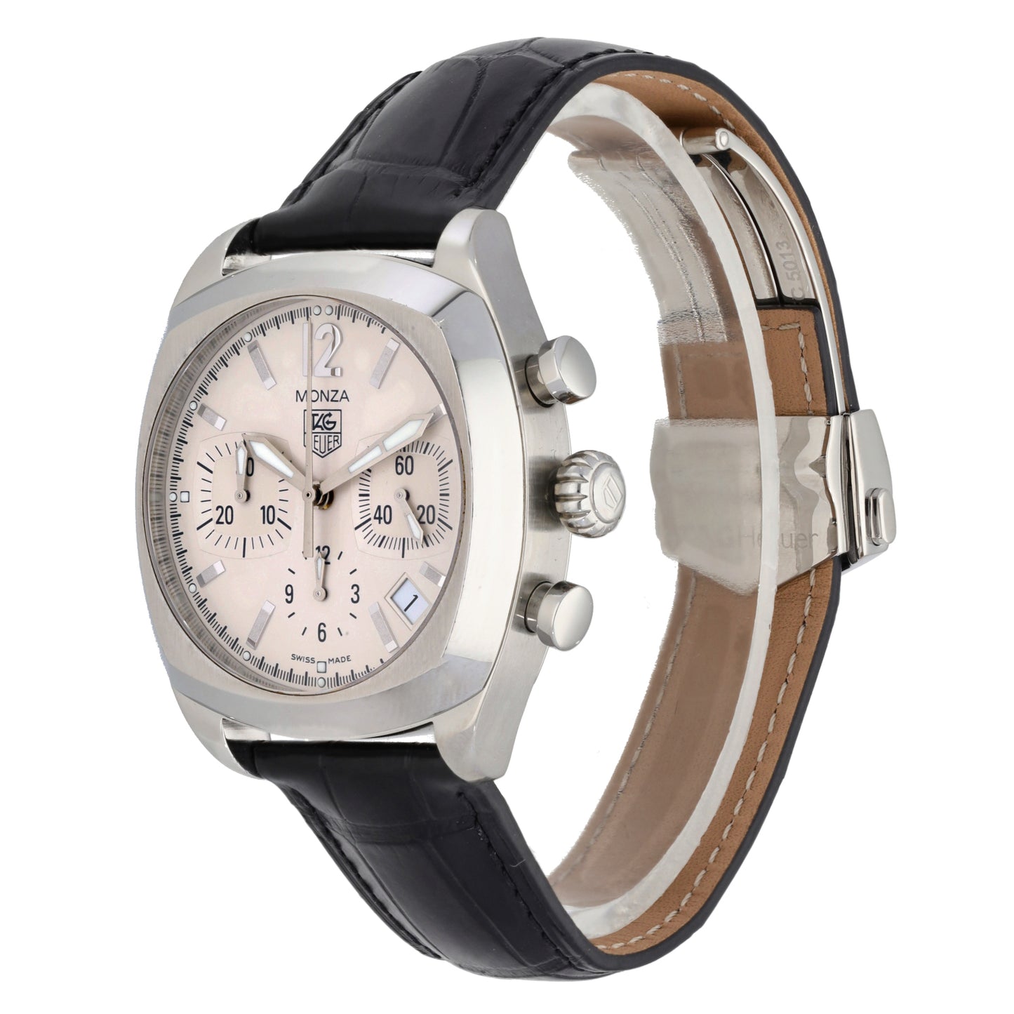 Tag Heuer Classic Monza CR2114 38mm Stainless Steel Watch