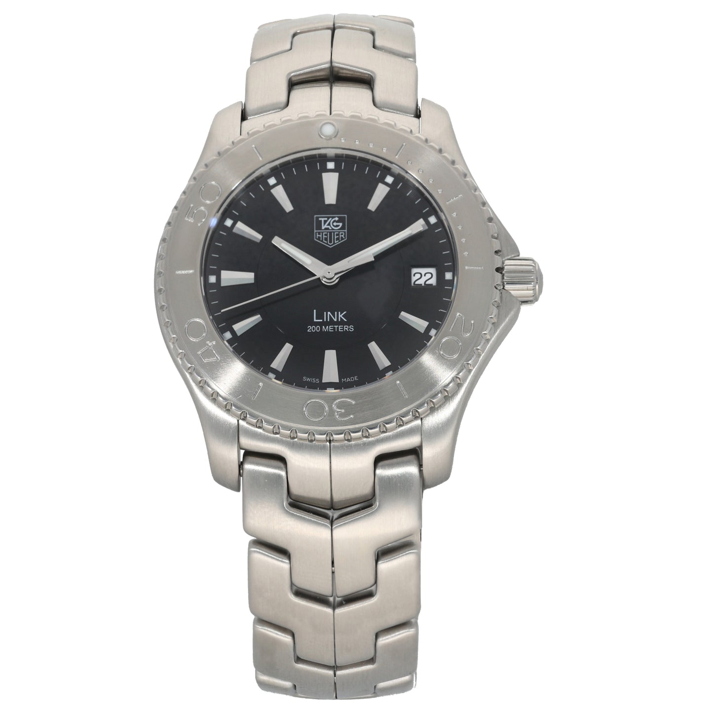 Tag Heuer Link WJ1116 39mm Stainless Steel Watch