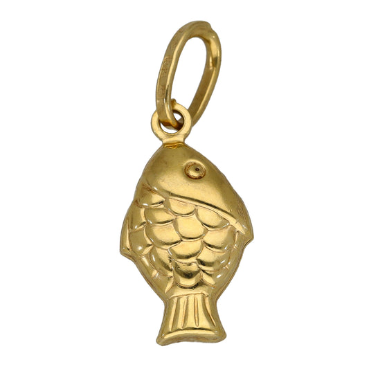 18ct Gold Fish Pendant