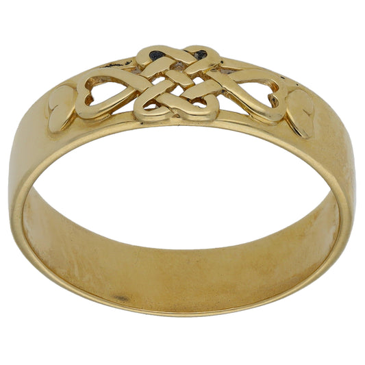9ct Gold Alternative Ring Size Q