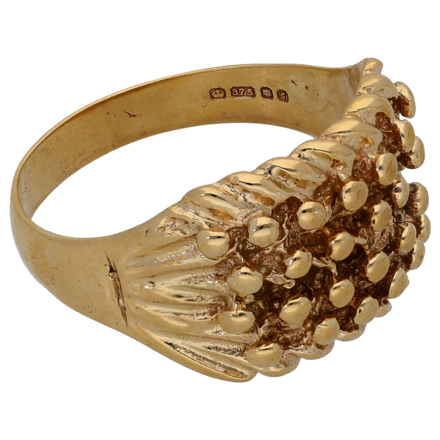 9ct Gold Keeper Ring Size Y