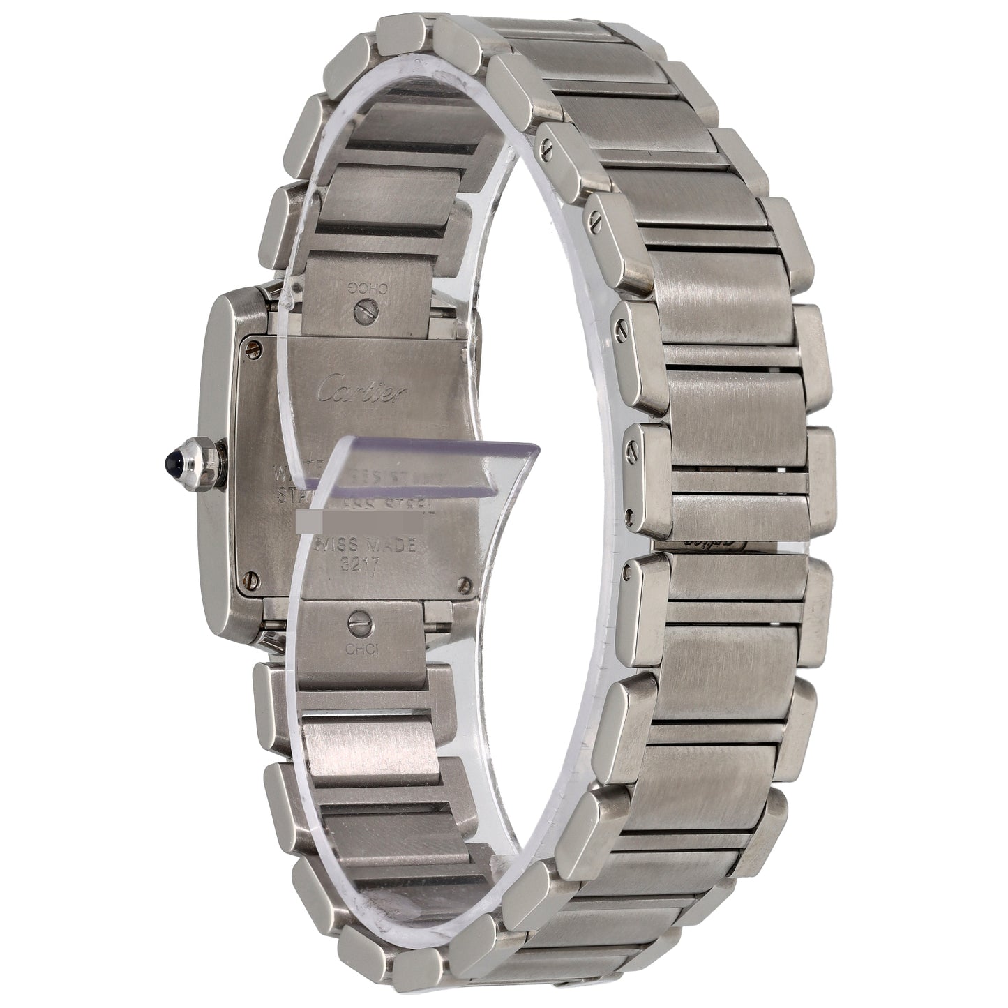Cartier Tank Francaise 3217 20mm Stainless Steel Watch