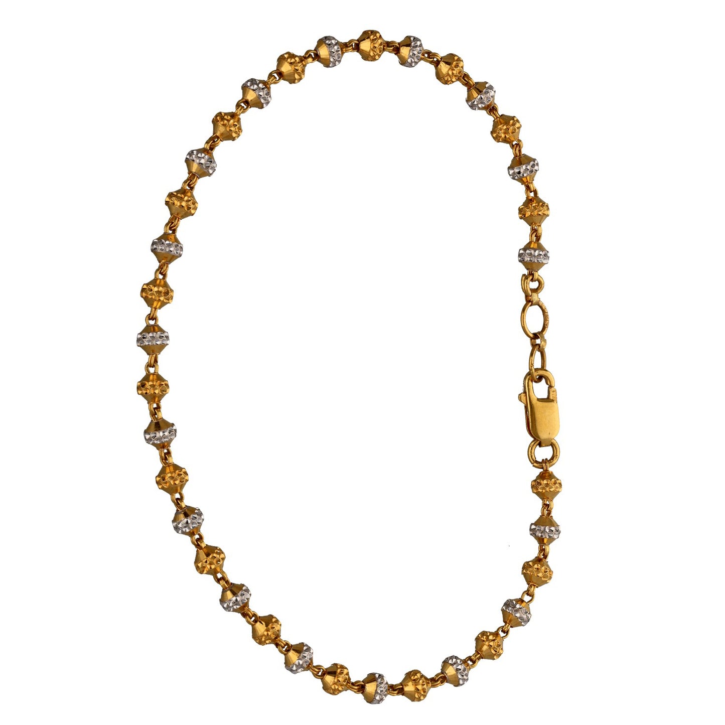 22ct Bi-Colour Gold Alternative Bracelet