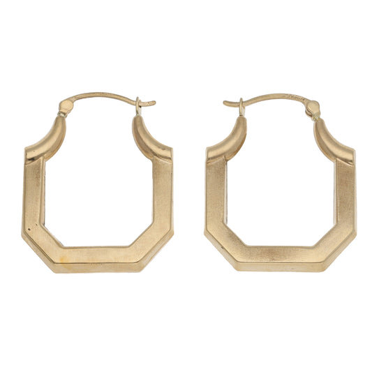 9ct Gold Creole Earrings