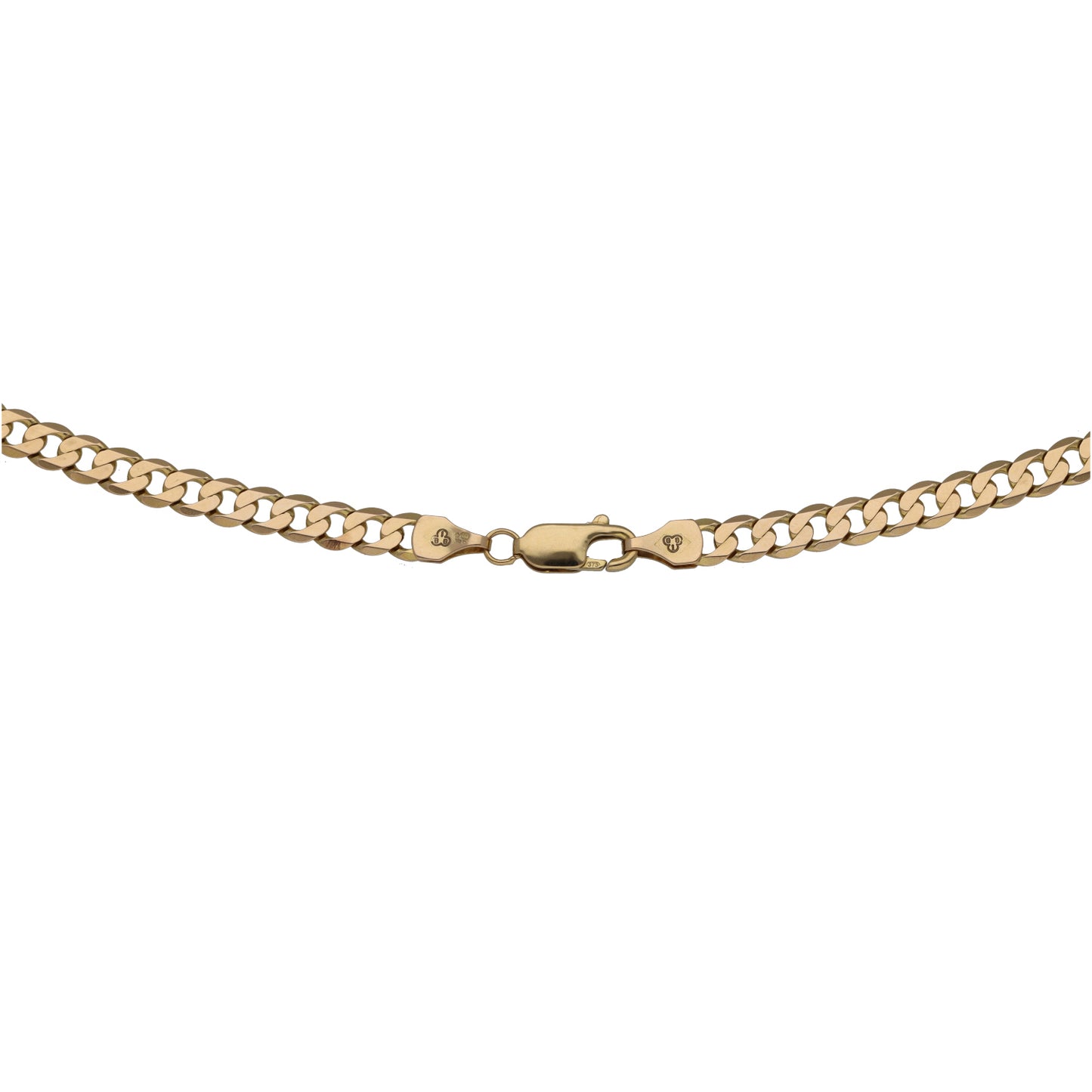 9ct Gold Curb Chain 24"