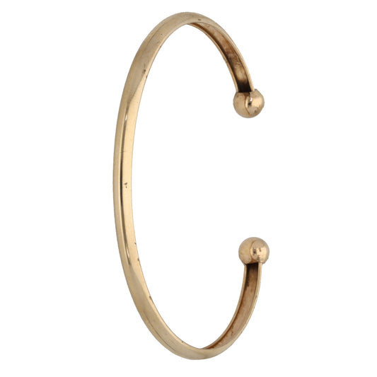 9ct Gold Torque Bangle