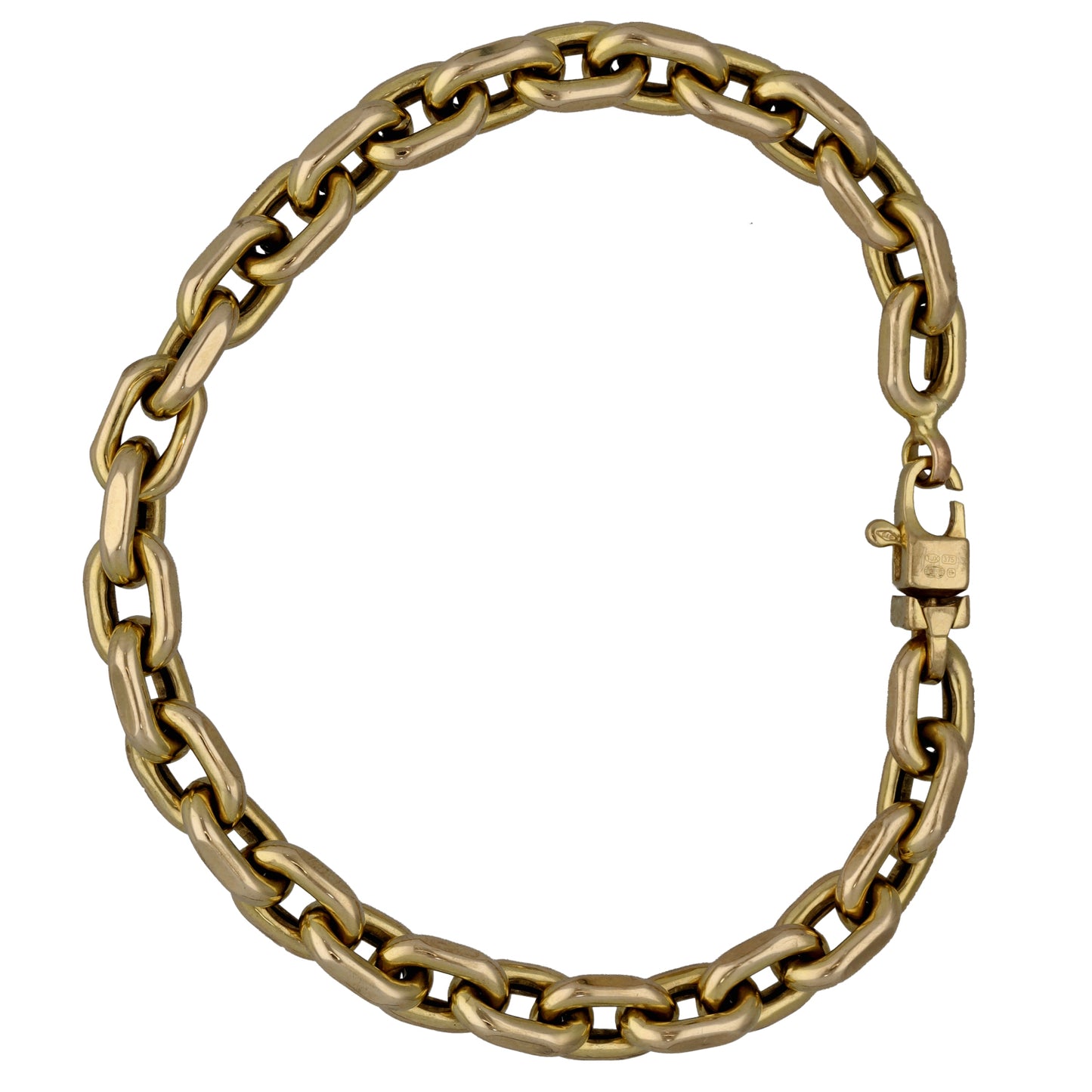 9ct Gold Belcher Bracelet