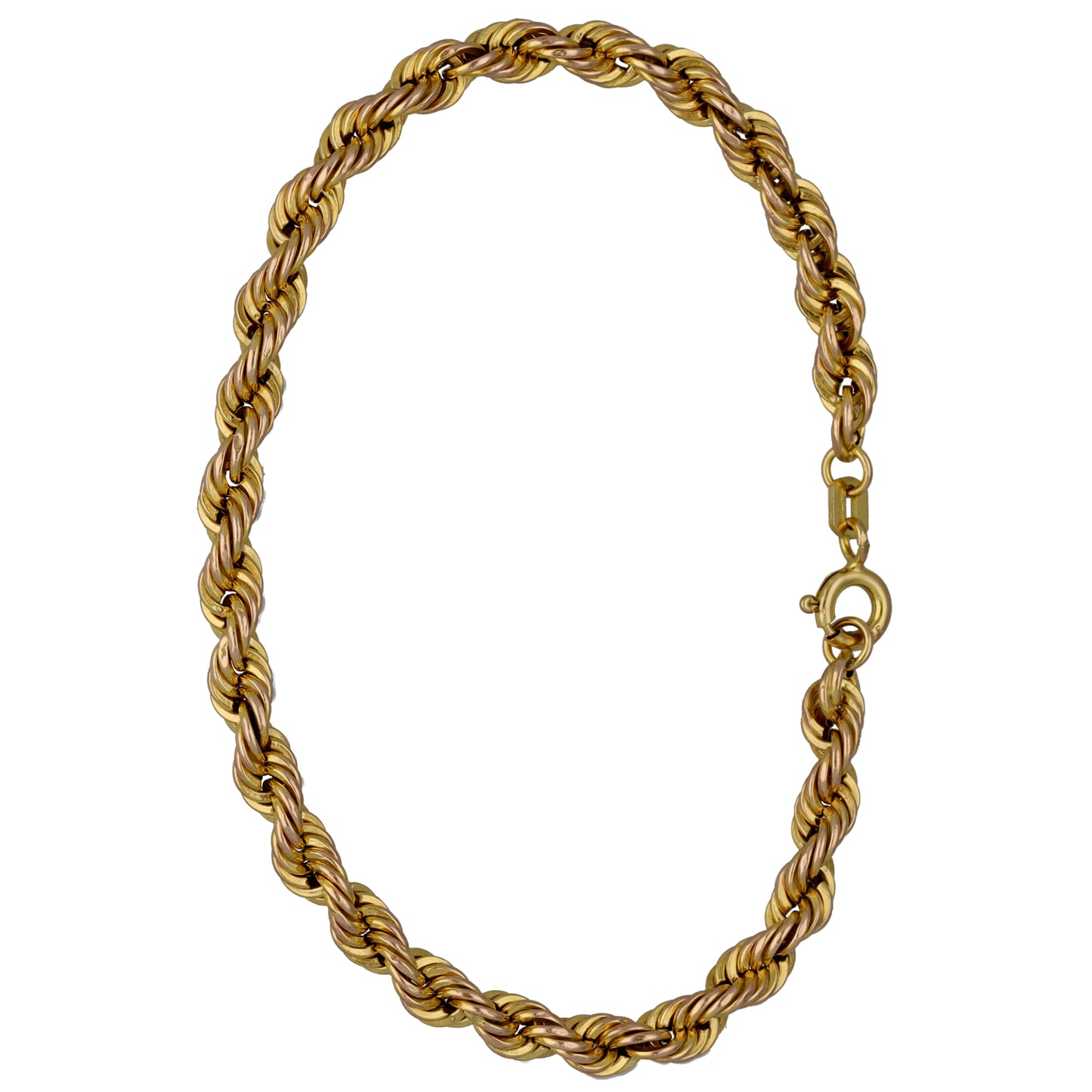 9ct Gold Rope Bracelet