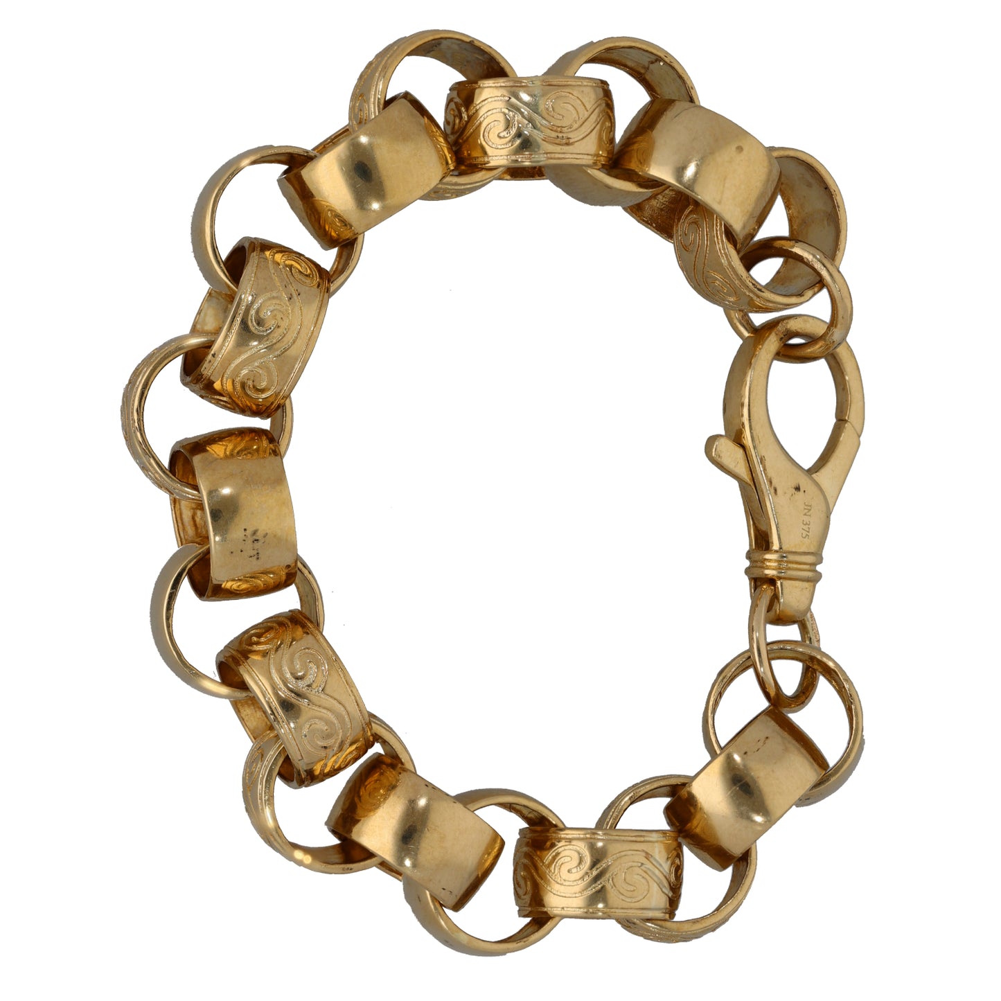 9ct Gold Belcher Bracelet
