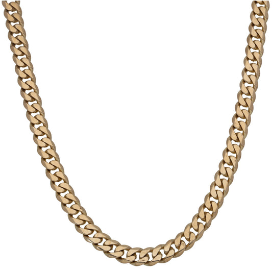 9ct Gold Curb Chain 28"