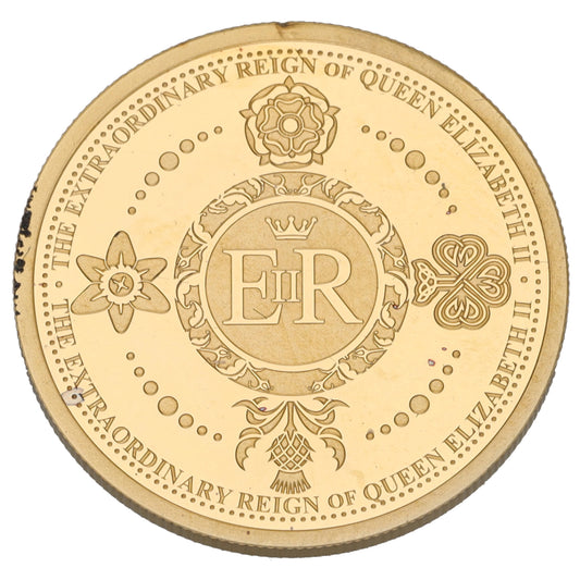 22ct Gold Queen Elizabeth II Platinum Jubilee 1/4 OZ Coin 2021