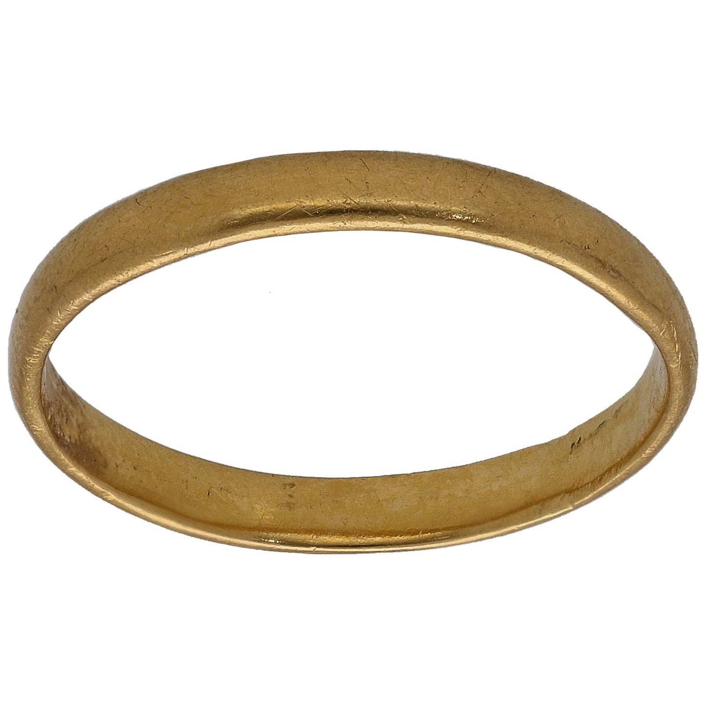 22ct Gold Plain Wedding Ring Size M