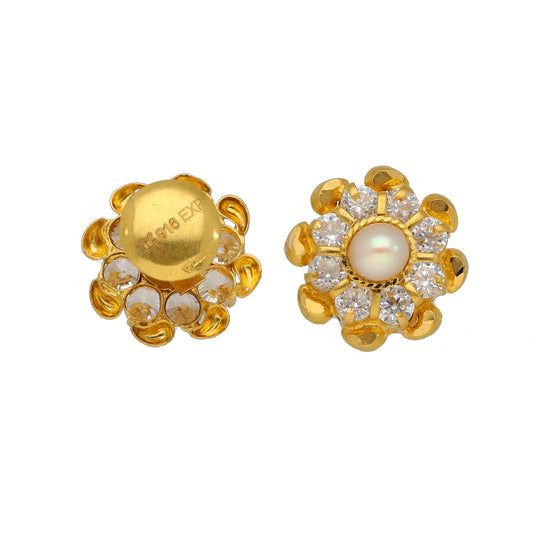 22ct Gold Imitation Gems Dress/Cocktail Earrings