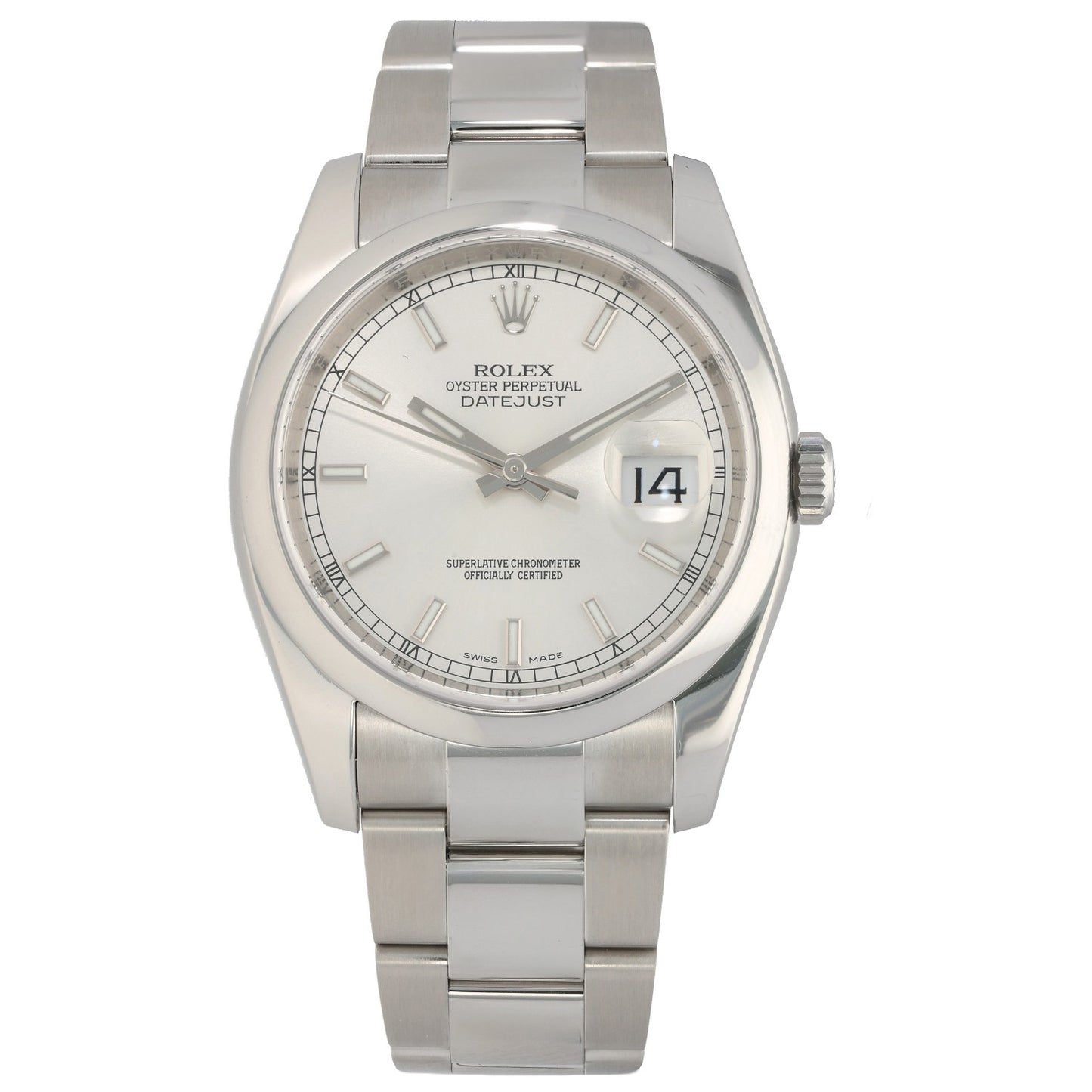 Rolex Datejust 116200 36mm Stainless Steel Watch