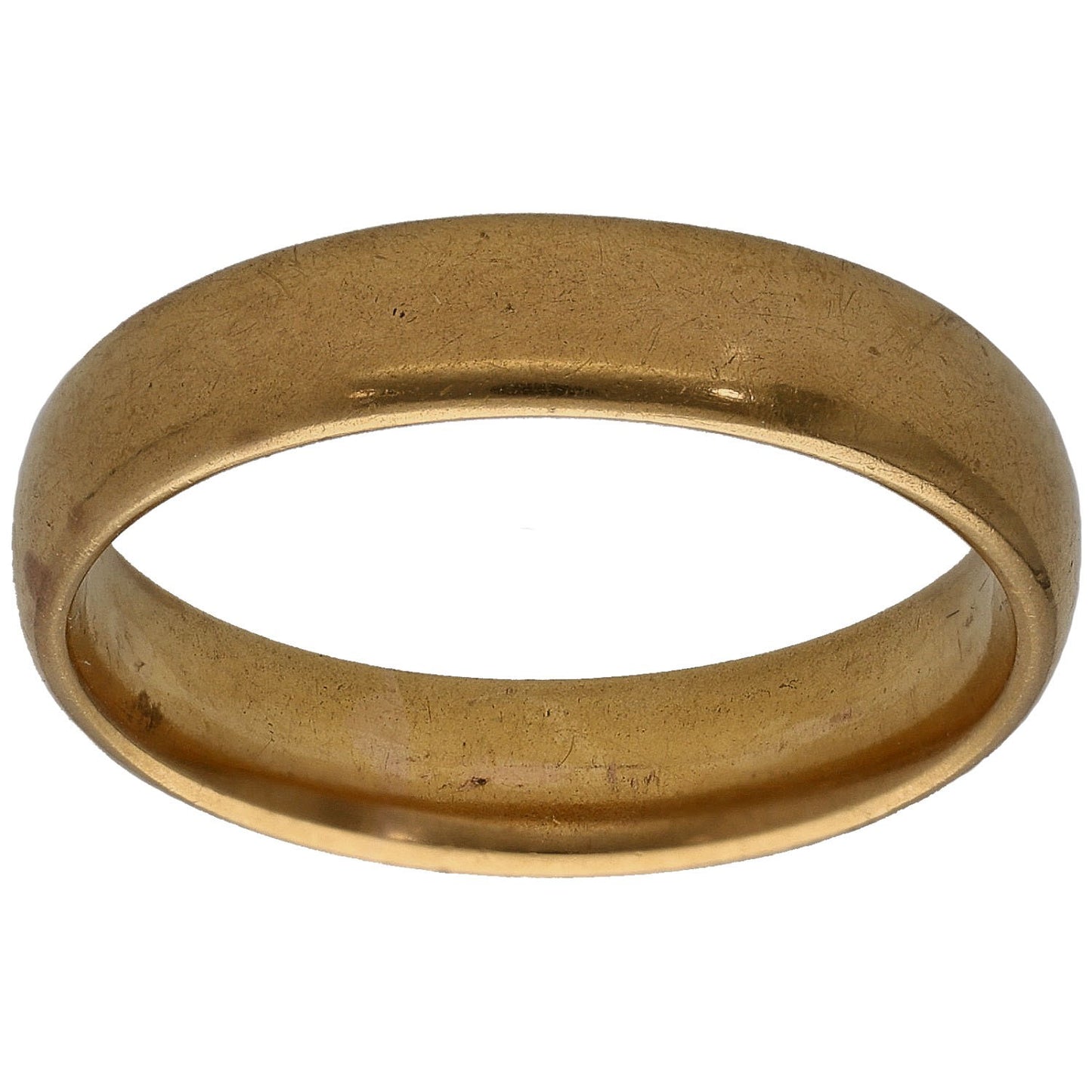 22ct Gold Plain Wedding Ring Size O