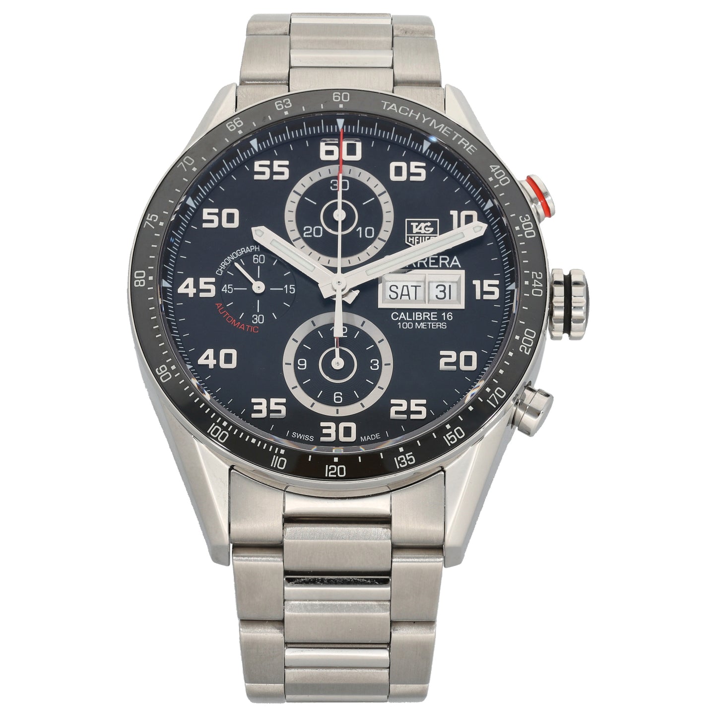 Tag Heuer Carrera CV2A1R 43mm Stainless Steel Watch