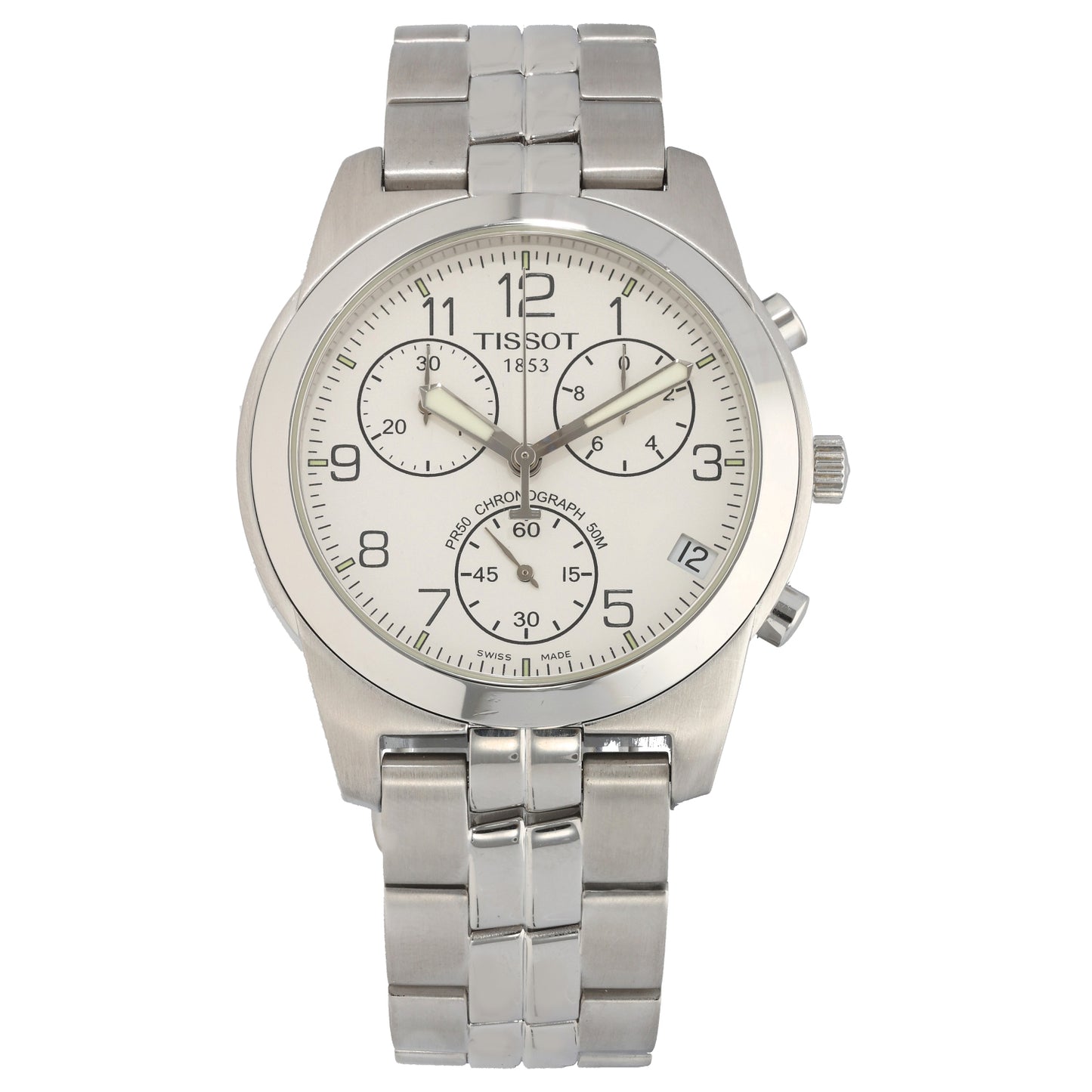 Tissot PR50 J378/478 38mm Stainless Steel Watch
