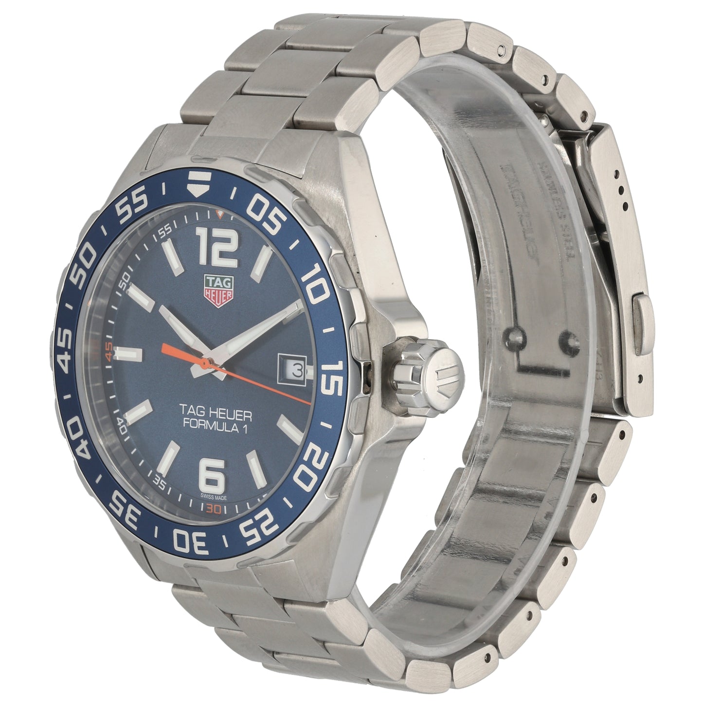 Tag Heuer Formula 1 WAZ1010 43mm Stainless Steel Watch