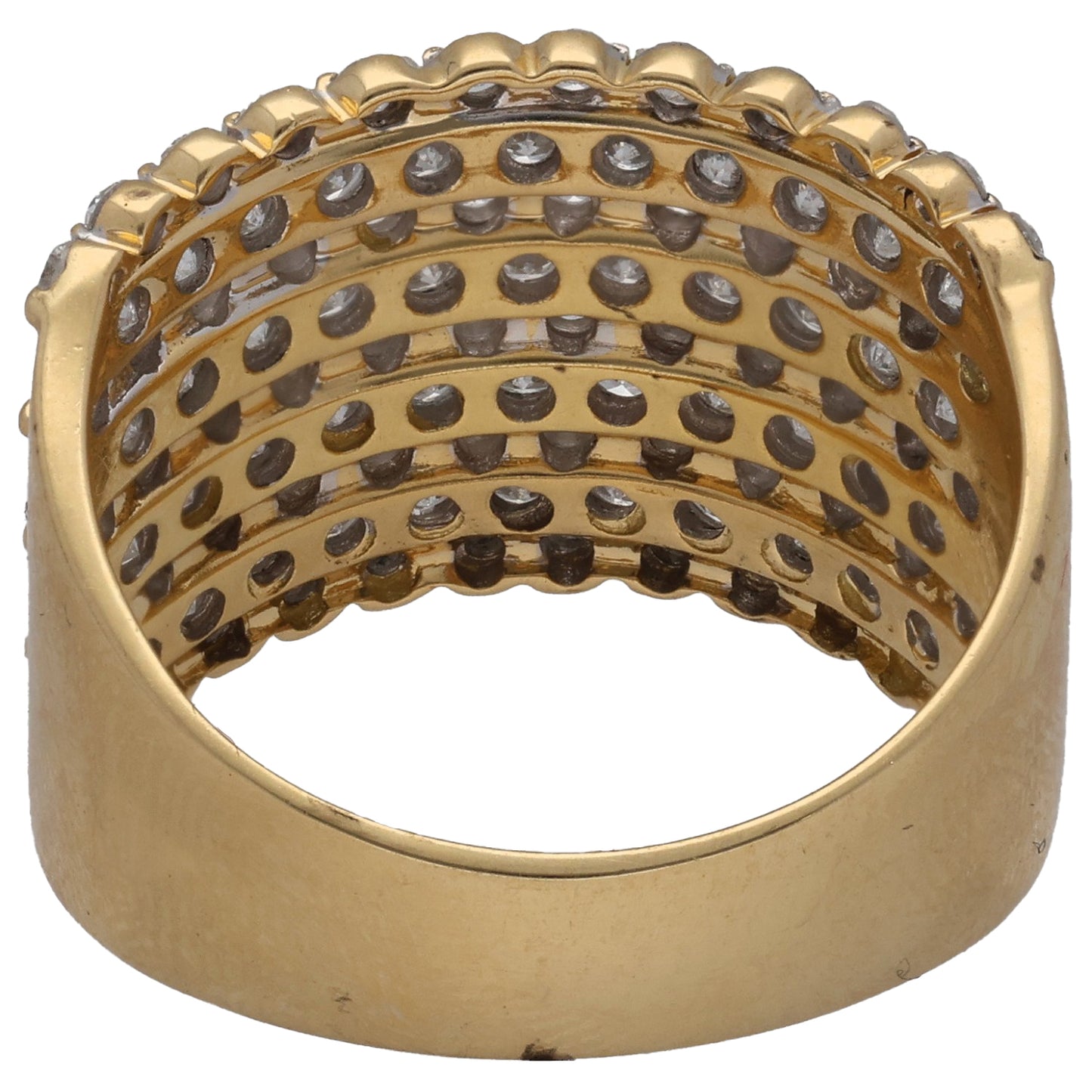 18ct Gold 2.00ct Diamond Dress/Cocktail Ring Size O
