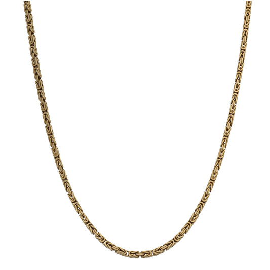 9ct Gold Fancy Necklace 18"