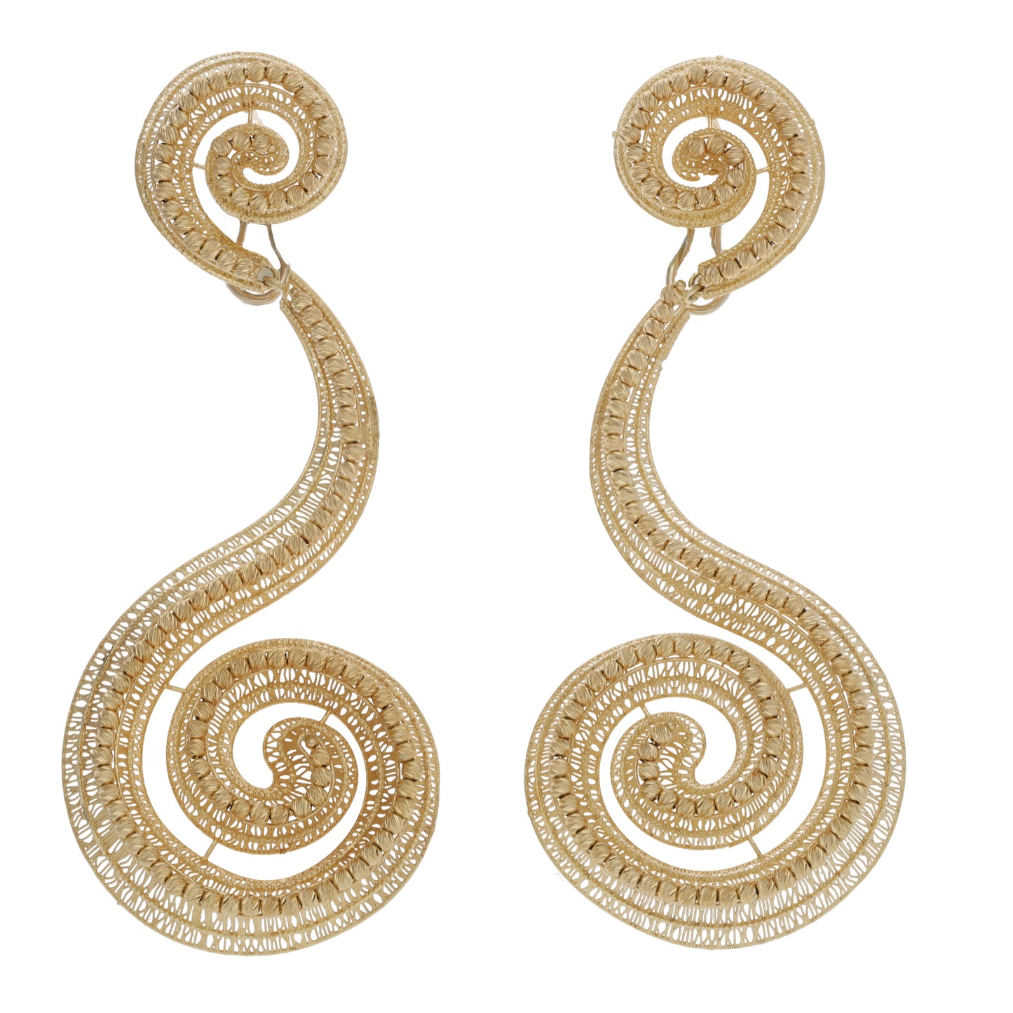 18ct Gold Drop Earrings