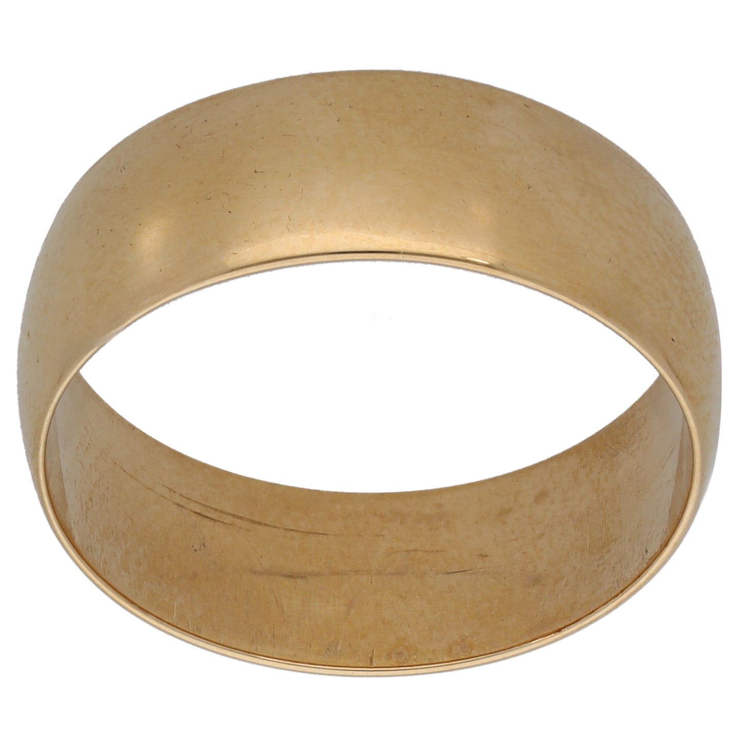 9ct Gold Plain Wedding Ring Size T