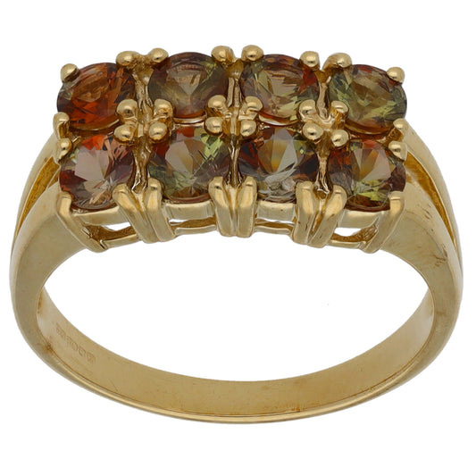 9ct Gold Andalusite Dress/Cocktail Ring Size N