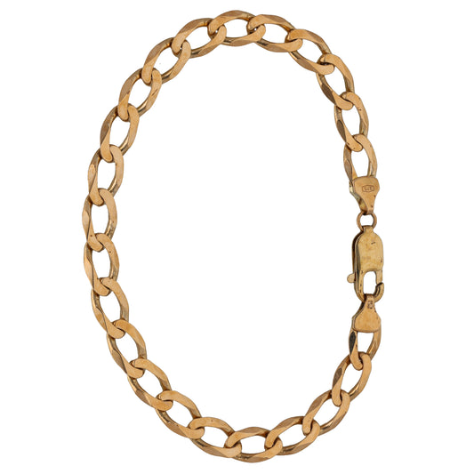 9ct Gold Curb Bracelet