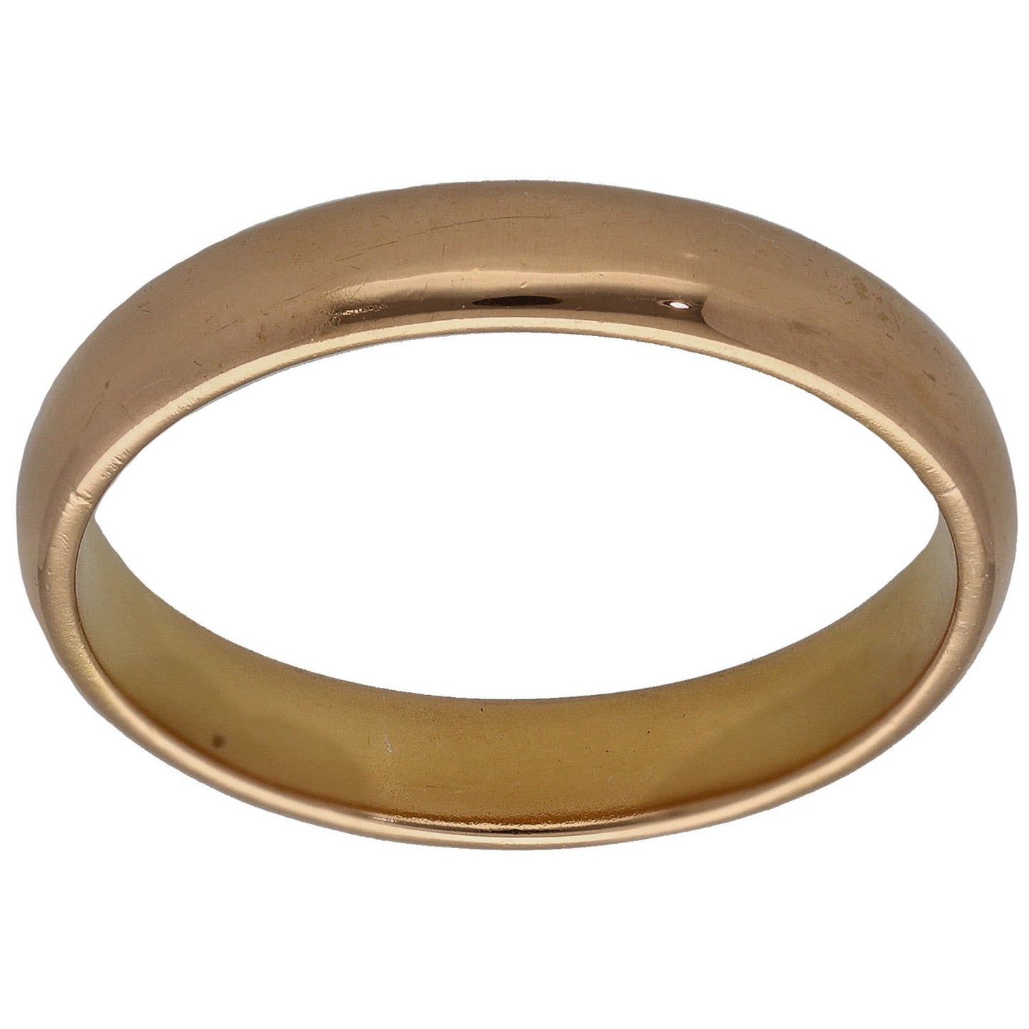 22ct Gold Plain Wedding Ring Size T