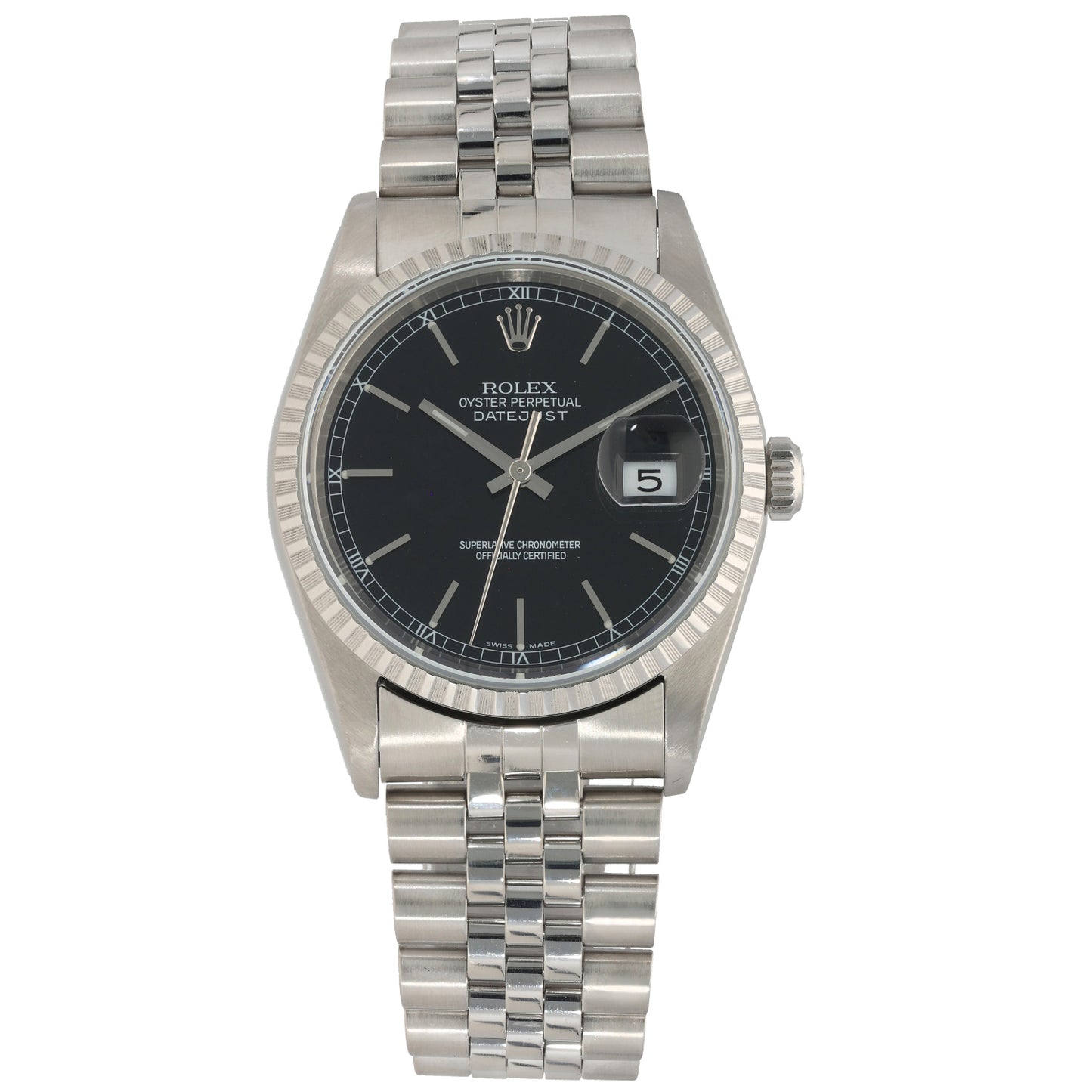 Rolex Datejust 16220 36mm Stainless Steel Watch