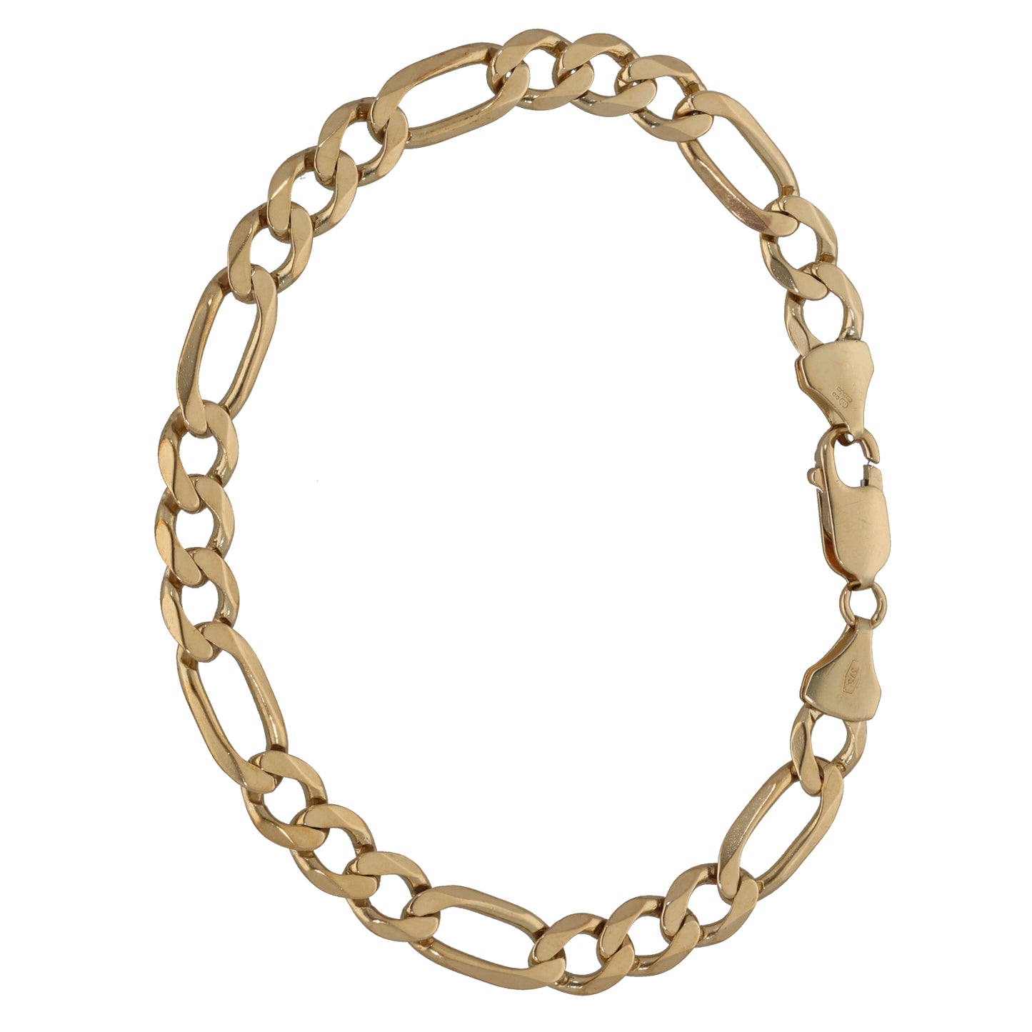 9ct Gold Figaro Bracelet