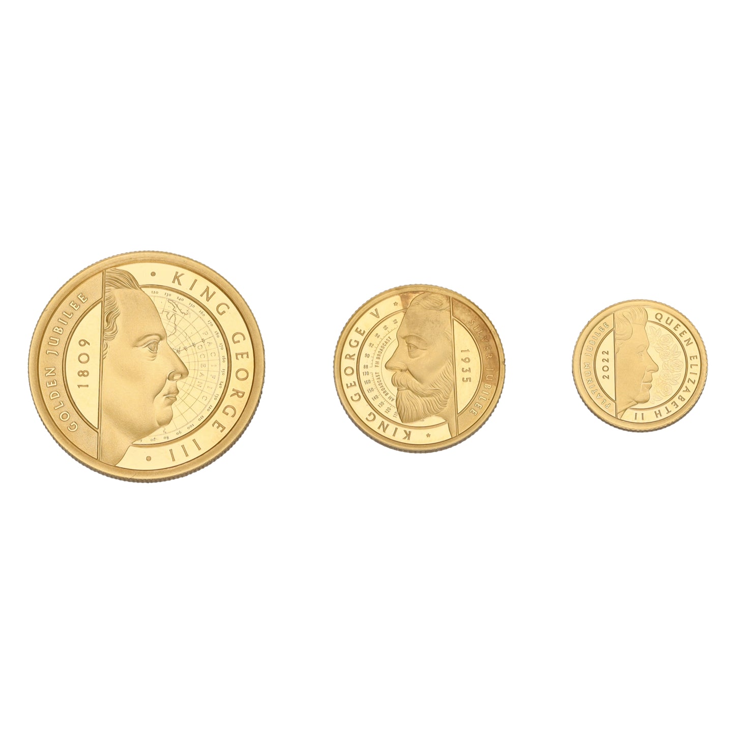 22ct Gold King Charles III Greatest Monarchs Sovereign Coin Set 2023