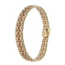 Load image into Gallery viewer, 9ct Tricolour Gold Fancy Bracelet
