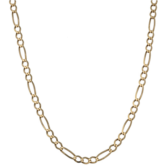 9ct Gold Figaro Chain 20"