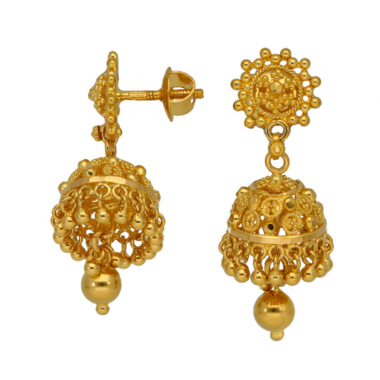 22ct Gold Drop Earrings