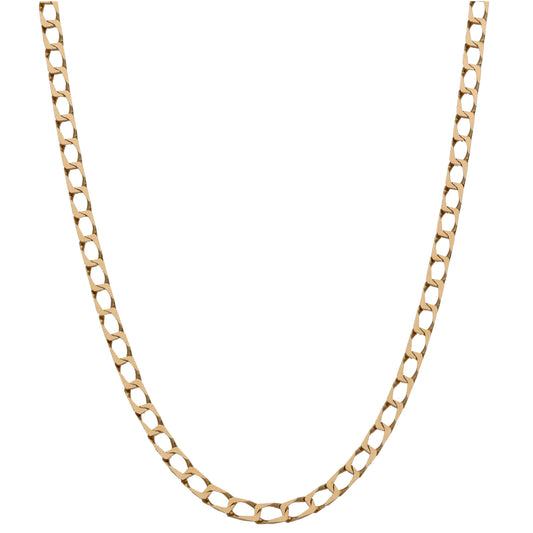9ct Gold Curb Chain 20"